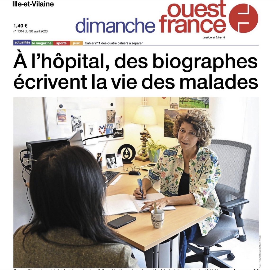 Très belle initiative mise en avant par <a href="/OuestFrance/">Ouest-France</a>. Écrire une biographie, c'est laisser une trace, permettre à vos enfants ou à vos petits-enfants d'avoir des points de repère dans leur histoire familiale. C'est aussi partager votre expérience de la vie et vos valeurs.