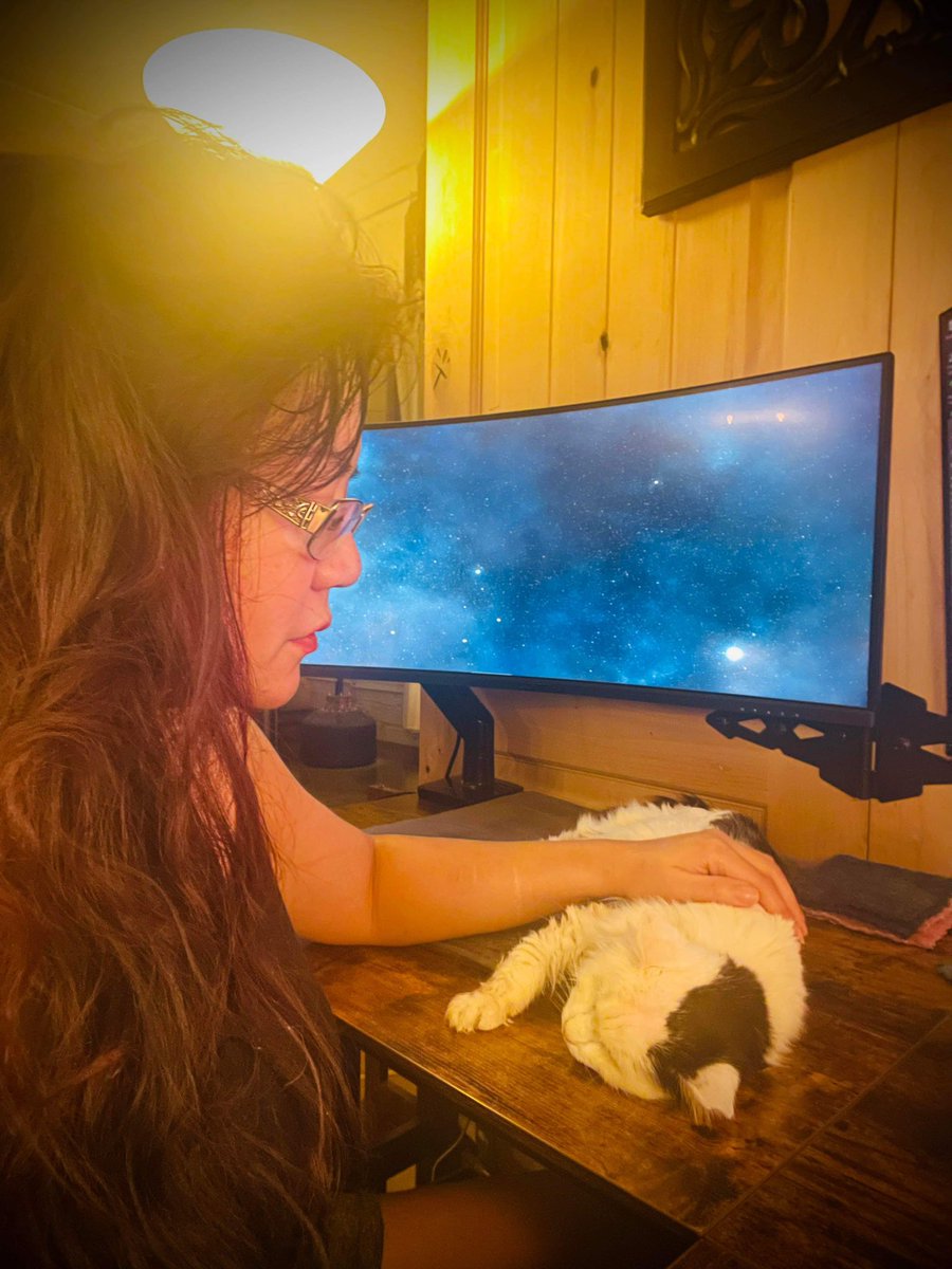 Yesterday, I had to say goodbye to my faithful desk companion, Cowie, and now my heart aches. 💔

“Your wings were ready, but my heart was not…”😞

#5amwritersclub #WritingCommunity #CatsAreFamily