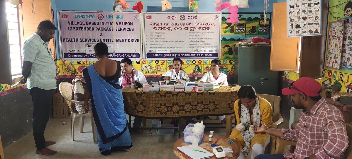 Saiofficially's tweet photo. Health Entitlement drive at Bodiwada AWC . Awareness upon 12 EPS &amp; CPHC provisions with the help and support of CHO priyatama didi and MHW (F) Santoshini Didi &amp; others. 
#swasthya Sampark Program
#nidan test
#free medicines distribution
#Teleconsultancy https://t.co/1sgho6oUXA