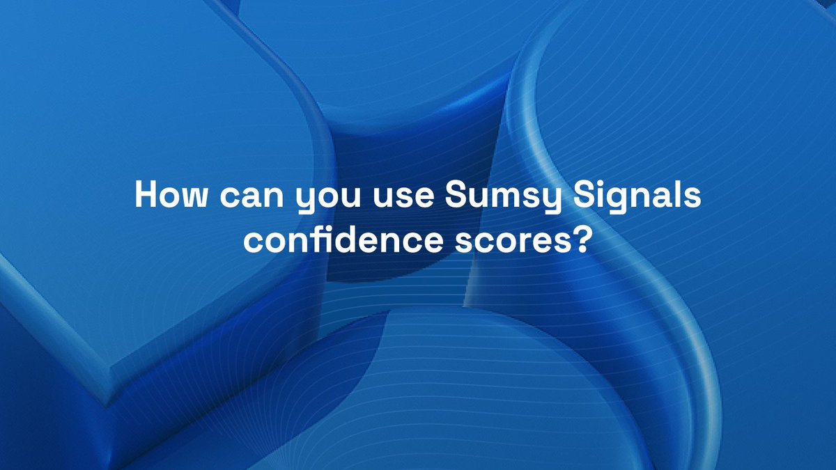 SumsySignals's tweet photo. Confidence scores help traders understand the likelihood a signal will prevail ⚖️

Each score is derived from 65bn+ parameters, making them as accurate an indicator you’re likely to find. 

The higher the score, the likelier the outcome. Try them out at 👉 https://t.co/9rW970mJDg https://t.co/GMWU2pWlCp