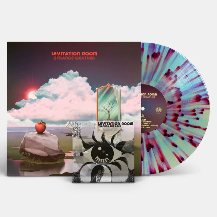 #DinkedEdition 269 LEVITATION ROOM 'Strange Weather' spindizzyrecords.com/products/levit… • Splatter vinyl * • Bonus track 7' flexi-disc • 12”x12” double-sided colour Insert • Hand-numbered • Limited pressing of 500 @dinkededition @GreenwayRcrds @LEVITATION