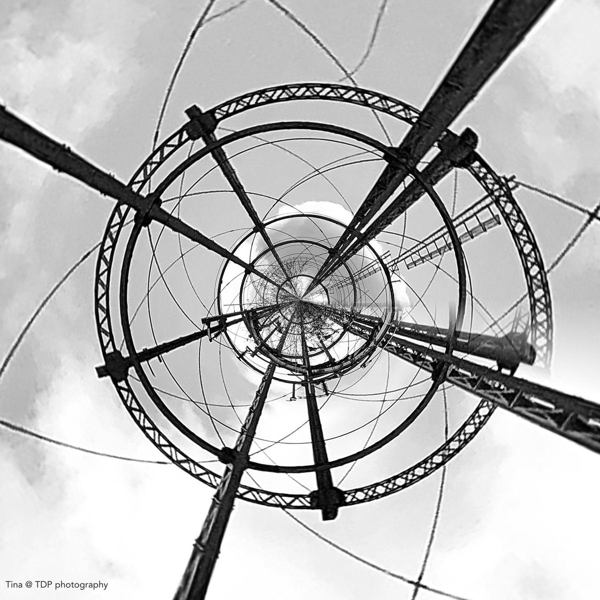 Now gone forever. Reading @gasometer with a twist #abstractartist #gasometer