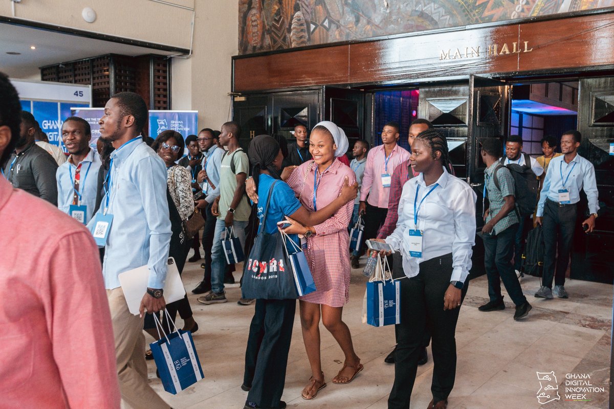 thegdiw's tweet photo. Participants get to the ongoing breakout sessions for an insightful engagement.

#GDIW #GDIW23 #InnovateGhanaTogether https://t.co/u7IazFOgQt