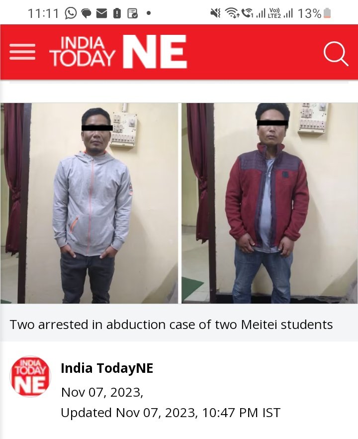 meiteiheritage's tweet photo. 🚨 STOP Kidnap and Murder of students and minors❗️

❗️A very disturbing strategy that has been adopted by #KukiMilitants in the ongoing #ManipurViolence is kidnapping and cold blooded killing of students and minors to trigger violence in #Manipur #BringMeiteisHome
#FreeKidnappedMeiteis

❗️First, it was Hijam Linthoingambi (17) and Phijam Hemjit (20) missing since July 6, the pics of their dead bodies became viral on Sept 26. Remember the haunting helpless look of Linthoingambi moments before being killed!  

❗️Now, Avinash Maibam (16) and Anthony Ningthoujam (19) who have been abducted and their fate is unknown. We have seen multiples instances of Meiteis safely sending back #Kuki children. We expect #ChinKukis to reciprocate the gesture.

❗️We urge both communities to release children and minors; and ensure their safe return. Let us use this as an opportunity to built trust and confidence; and not to escalate violence. 

❗️Like it or not #Meiteis #Kukis #Nagas #Pangals will have to stay together sooner or later. We just need to weed out the #IllegalImmigrants and #NarcoTerrorists for our collective better future.

@PMOIndia @AmitShah @NBirenSingh @official_dgar @DivyaSoti @AskAnshul @RituRathaur @RajatSethi86 @pushkal_dwivedi @BinaNepram @sardesairajdeep @timesofindia @vijaita @Tansu