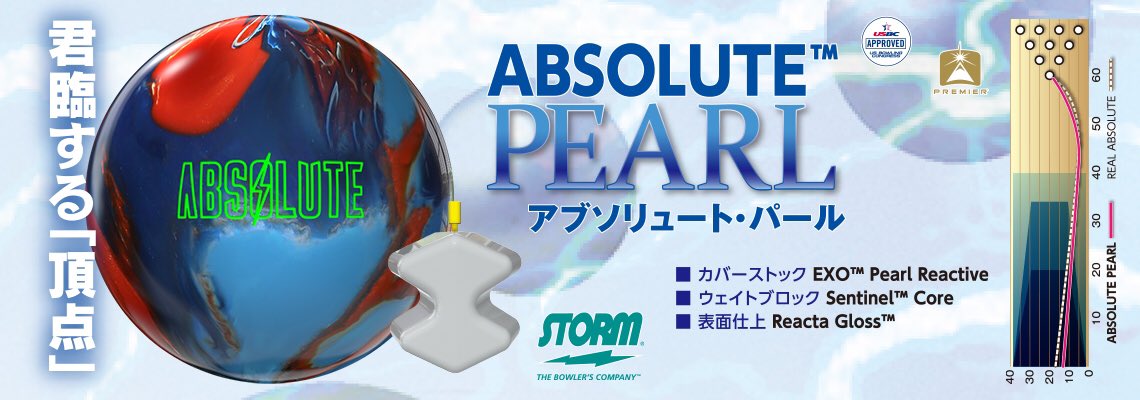 ストーム アブソリュートパール Storm Absolute Used Bowling Ball