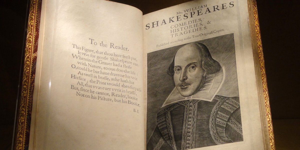 8 November 1623: The #FirstFolio went on sale, following its registration at The Worshipful Company of Stationers.

8 November 2023: 400 years on, we celebrate its legacy today. Because without it, we would have lost 18 of Shakespeare's plays including #Macbeth and more 📚
