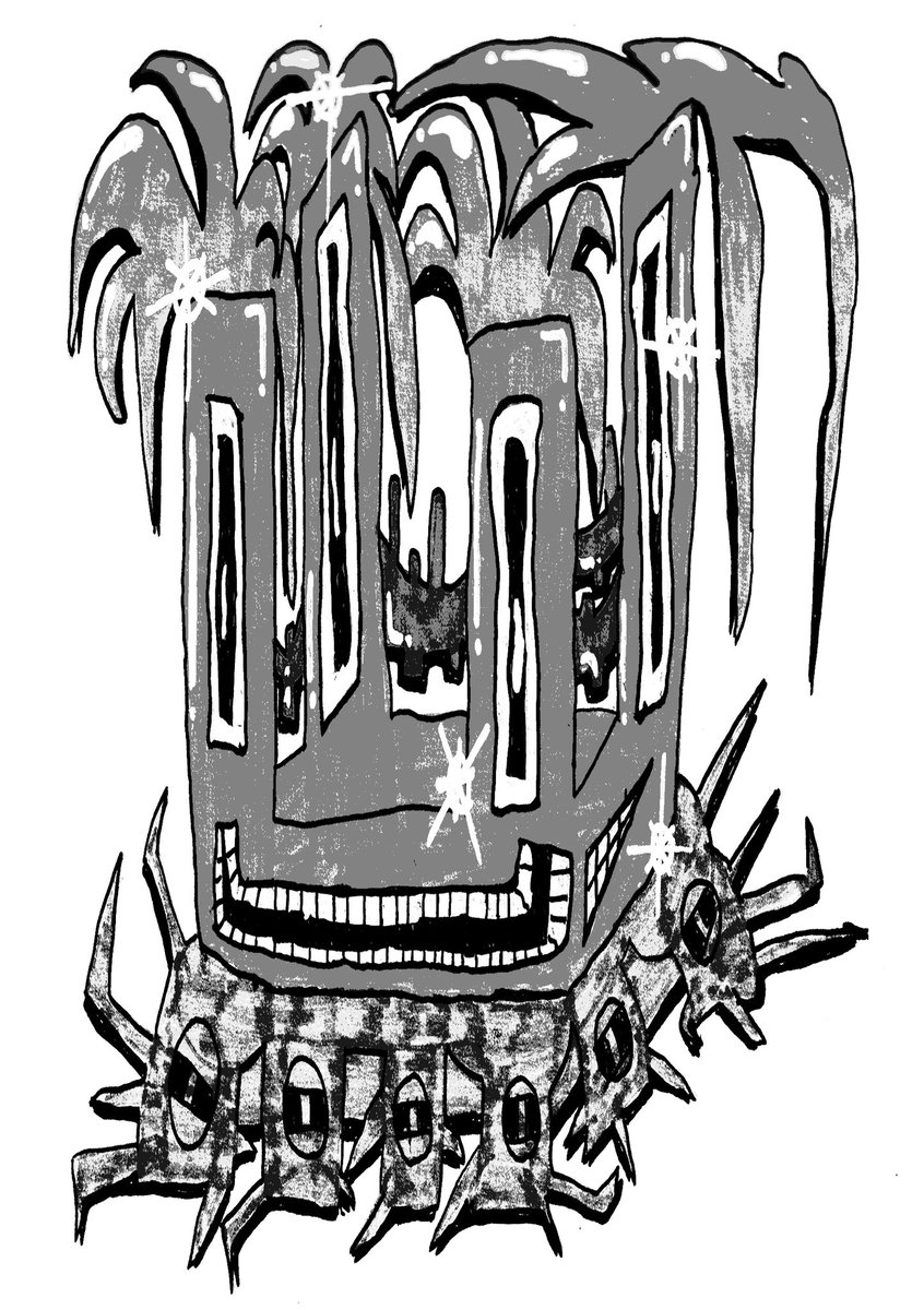 lostkidnoreward's tweet photo. Funny castle! #graphic #digitalart #cover #punk #DIY https://t.co/FMzPcyUK2U