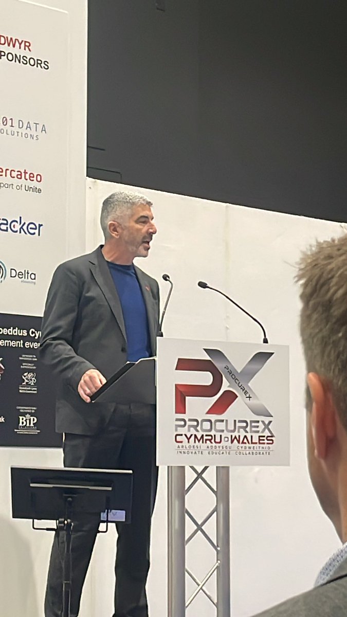tamsinfd's tweet image. I’m at #ProcrexWales today on behalf of @systemseed. Currently hearing from @derekwalker_, Future Generations Commissioner for Wales, on sustainable procurement.