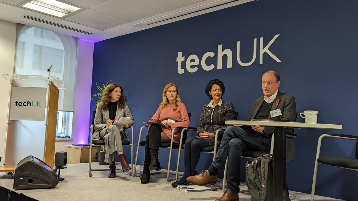 techUK's tweet photo. ๐ Unlocking the UK's R&D potential for economic growth is a joint effort! Government, tech, and business sectors unite to bridge productivity gaps through re-industrialisation. @HVM_Catapult, @RMW136, @OfficialUoM, @ReactionEngines. #SuperchargeUKTech https://t.co/tW4WoHCIAd