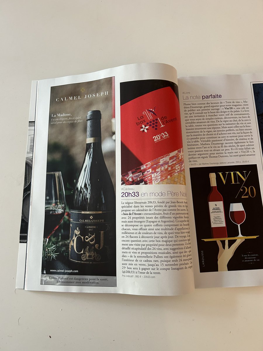 20h33's tweet photo. Merci @TerredeVins &amp; @Mat_Doumenge pour cette belle mise en lumière de notre Box de l’Avent 🙏🏼

Il en reste 4 à la vente et une à gagner par ici : https://t.co/OqkrBB8z2k

#christmas #wine #20h33 https://t.co/sEfU4LlWSL