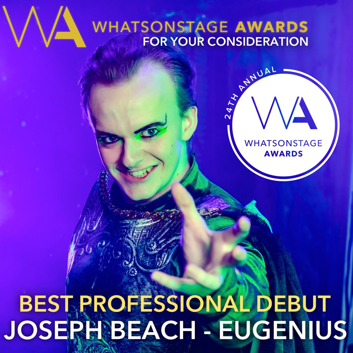 Opportunities like these have to be taken full advantage of 💚⚡️#WOSAwards 

Small fish in big talented pond. Share if you’re so inclined - EVERY VOTE COUNTS X