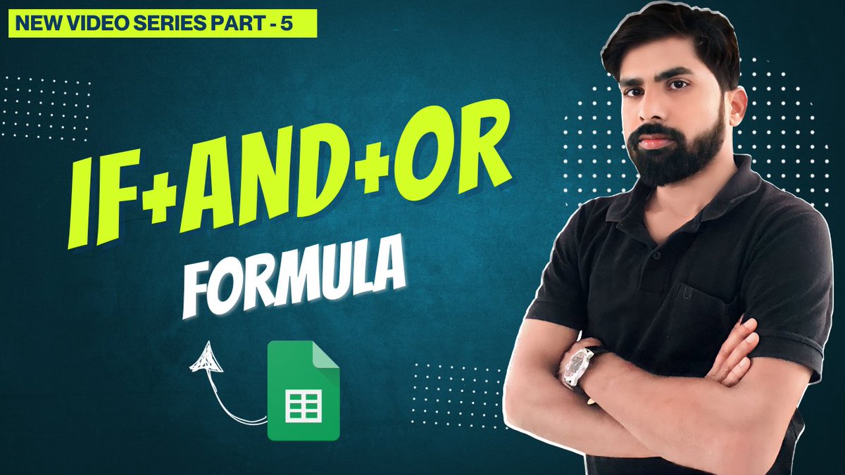 sheetomatic's tweet image. Google Sheets: IF+AND+OR function | How to use IF+AND+OR formula in Google Sheets | [ Hindi ]
Video Link : youtu.be/8JuFX6NsyeM
#GoogleSheets #IFFunction #Sheetomatic