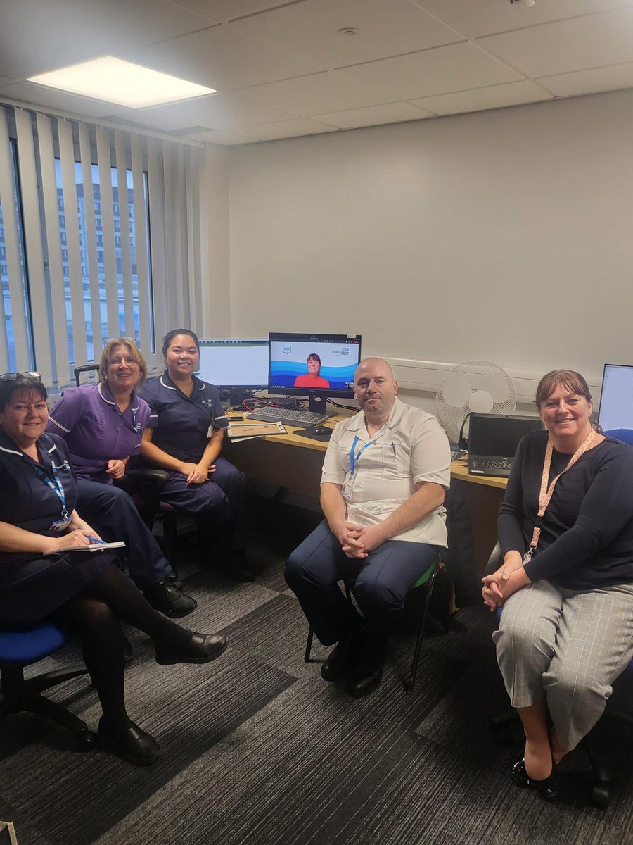 An absolute pleasure to have visited one of our key services - Virtual Ward team. The passion and commitment toward delivering excellent care with compassion was palpable <a href="/LancsHospitals/">Chorley & Royal Preston</a> Good focus on delivering pathways as a step up and step down service. Well done 👍🏽 🙏🏽#OneTeam
