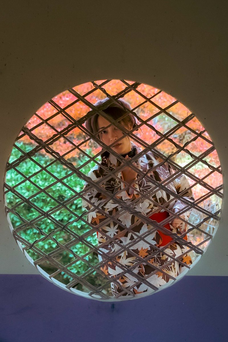 R205STi's tweet image. 秋🍁を閉じこめて‼️

model:末長澄華
　　　（@sumika_suenaga ）

#Canon #EOSR6mark2 #tamron35150mmf2840
#紅葉 #紅葉2023