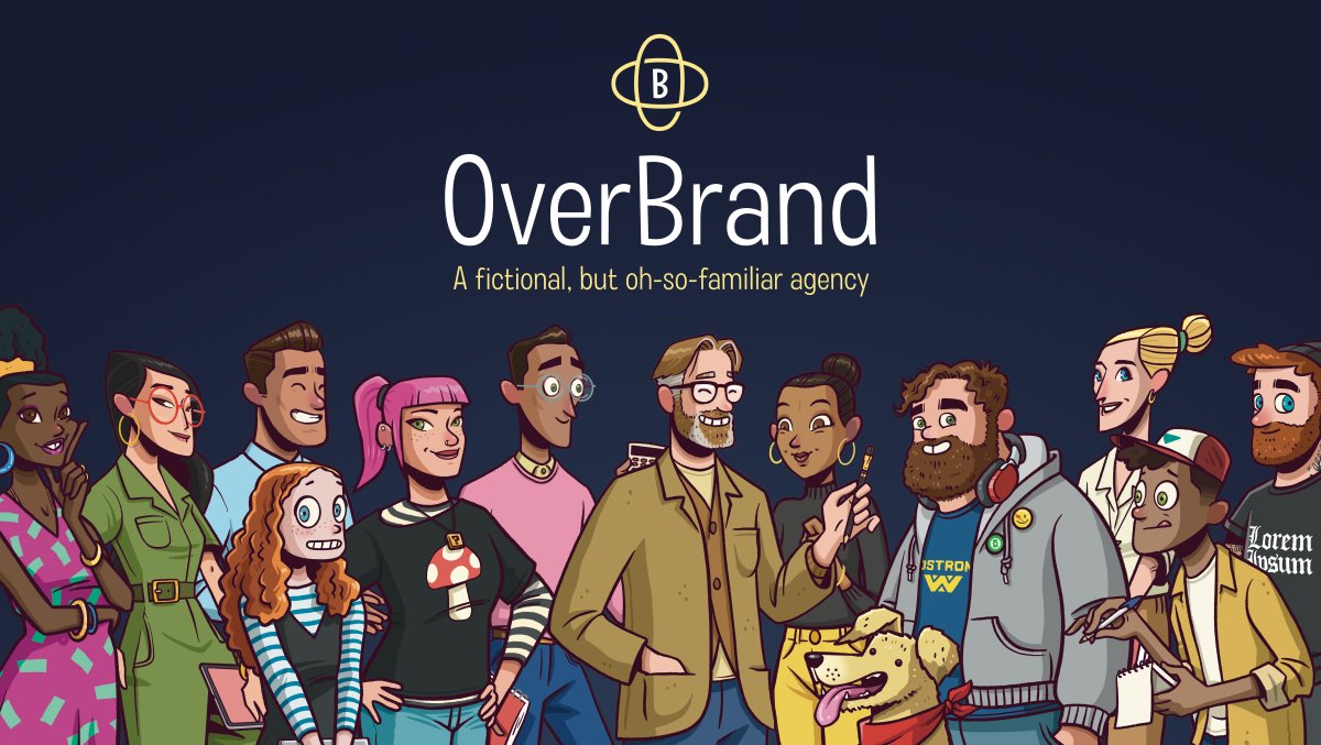 Set within fictional but oh-so-familiar design studio Overbrand, Concept Capers is a quick play card game. Players fight to survive 5 creative workshops and get their idea in front of the client. The player left standing at the end of the 5 workshops wins.

Launching very soon!