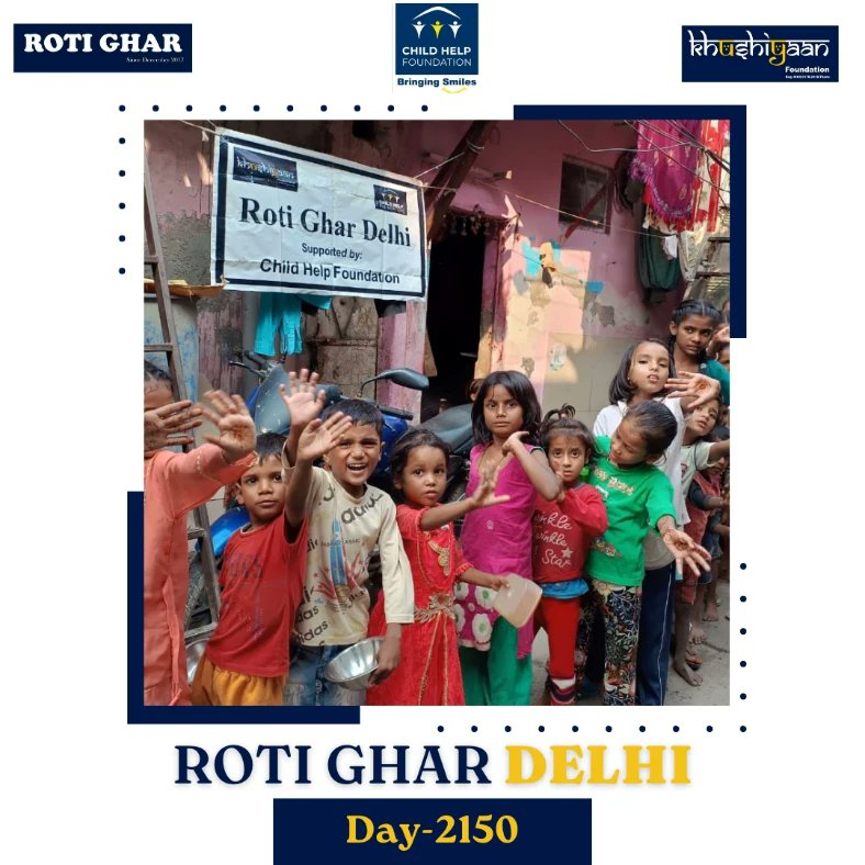 RotiGharIndia's tweet photo. Date : 03-11-2023
Location :
Delhi
Valsad
Bangalore
Odisha
Roti Ghar : Day 2150
"The highest of distinctions is service to others"
Be kind to everyone and spread happiness across!
.
#upliftingsociety #helpingothers #feedingkids #hungerfree
#Hungerfreeindia #Kidsofrotighar https://t.co/LgJcBLOnNS