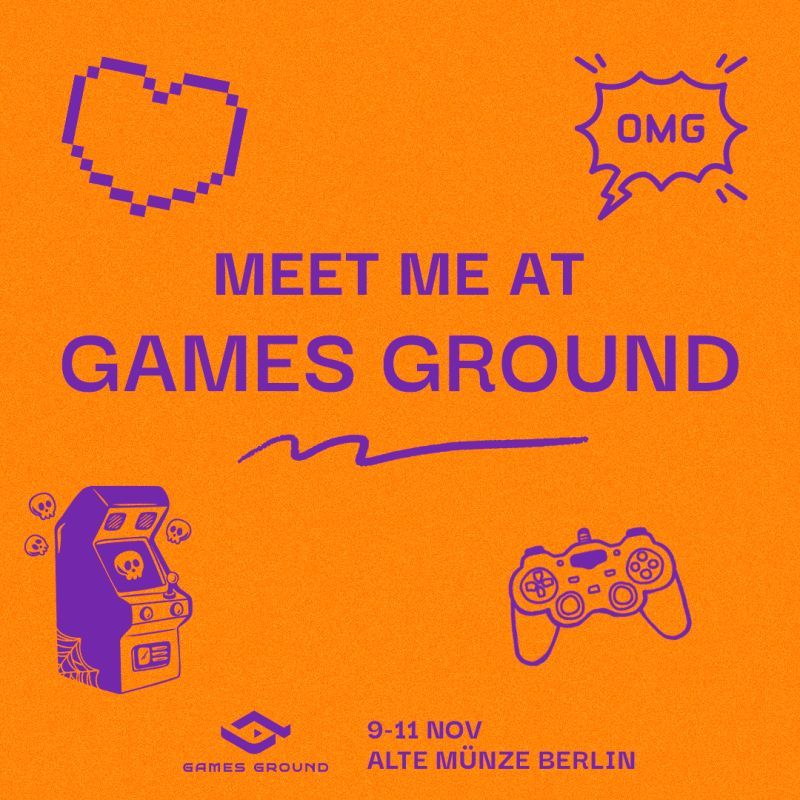 justebbandflow's tweet photo. I'll be at @GamesGroundB tomorrow!
Come find me there :)
#gamesevents #gamesground #berlin https://t.co/tnRP6UbV4e