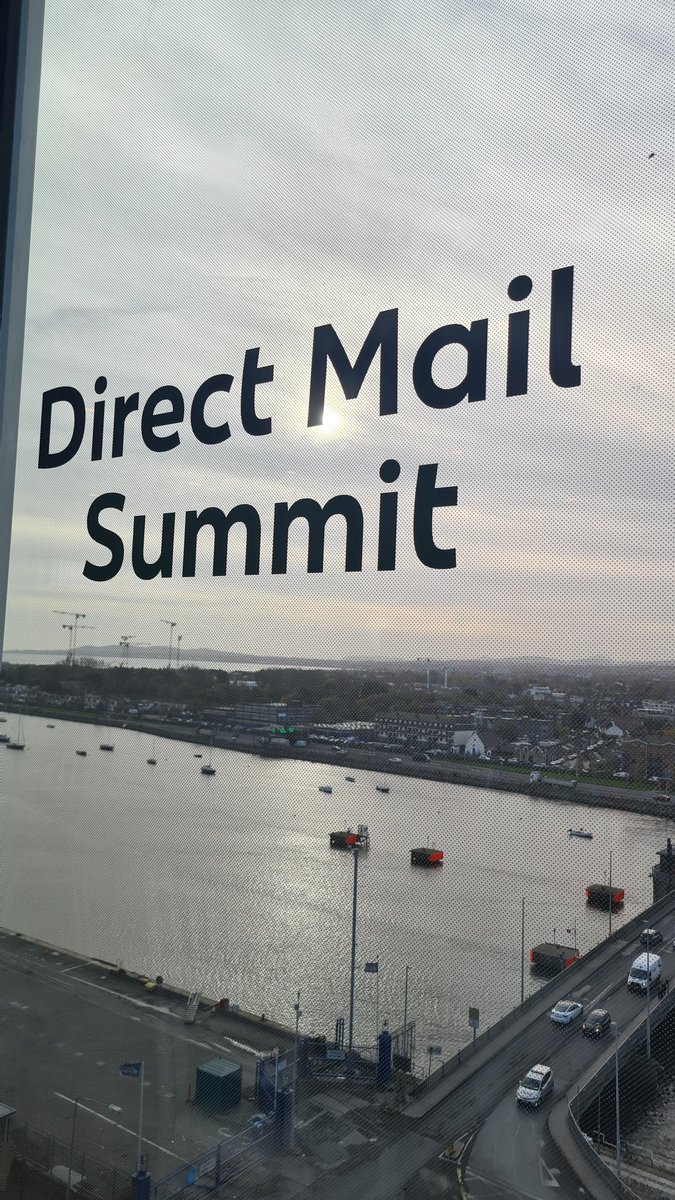 Thank you @Postvox @DavidMcredmond and @campbellclaret for a morning to inspire action. 'THINK IN INK!' #DirectMailSummit 💌💪✏