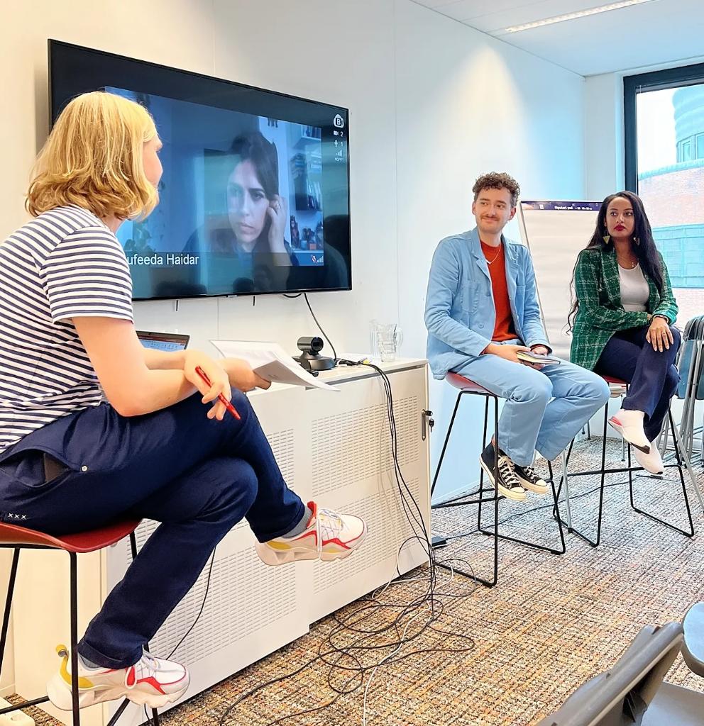 bitania_lulu's tweet photo. Insightful panel last week on Meaningful & Inclusive #YouthParticipation organized by @Amref_NL & @RestlessDev at the #FeministForeignPolicy Community Festival, ahead of the Netherlands International Conference on #FFP, to integrate #YouthVoices in shaping our #GenderEqual future!
#MYP #MIYP