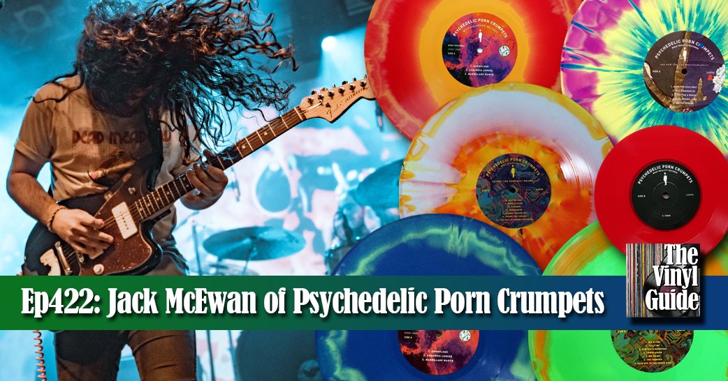 Ep422 w Jack of Psychedelic @porncrumpets talking #vinyl, rare records, reissues, new LP ‘Fronzoli’ & lots more. Aim yer #podcast app here: thevinylguide.com/episodes/ep422…