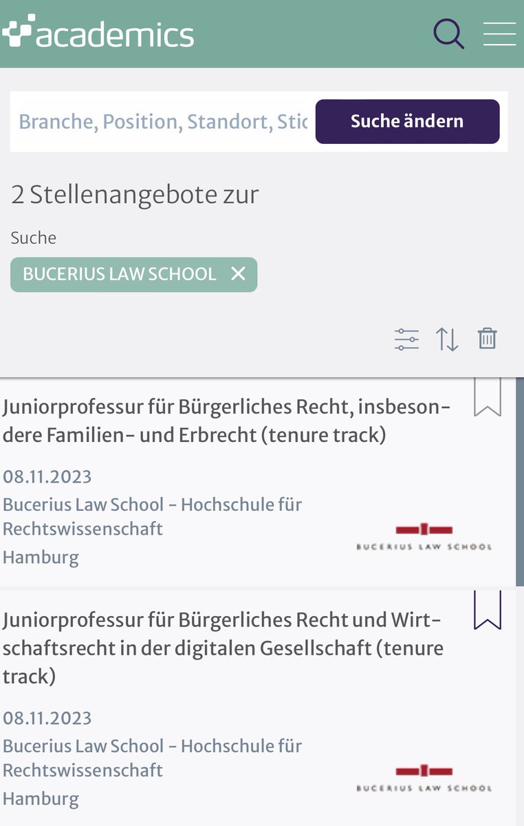Michael Grünberger (@mgruenberger) on Twitter photo Wir an der <a href="/bucerius_law/">Bucerius Law School</a> schreiben zwei Juniorprofessuren mit Tenure Track aus! Bitte fleißig teilen und bewerben! Wir freuen uns auf tolle Bewerber:innen! Fragen dazu gerne an mich.
law-school.de/services/stell… Wir an der <a href="/bucerius_law/">Bucerius Law School</a> schreiben zwei Juniorprofessuren mit Tenure Track aus! Bitte fleißig teilen und bewerben! Wir freuen uns auf tolle Bewerber:innen! Fragen dazu gerne an mich.
law-school.de/services/stell…