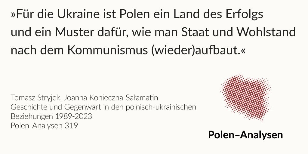 In der aktuellen Ausgabe der #Polen-Analysen untersuchen Tomasz Stryjek (<a href="/PAN_akademia/">Polska Akademia Nauk</a>) und Joanna Konieczna-Sałamatin (<a href="/UniWarszawski/">Uniwersytet Warszawski</a>) die Beziehungen Polens zur #Ukraine.
laender-analysen.de/polen-analysen…
@laenderanalysen