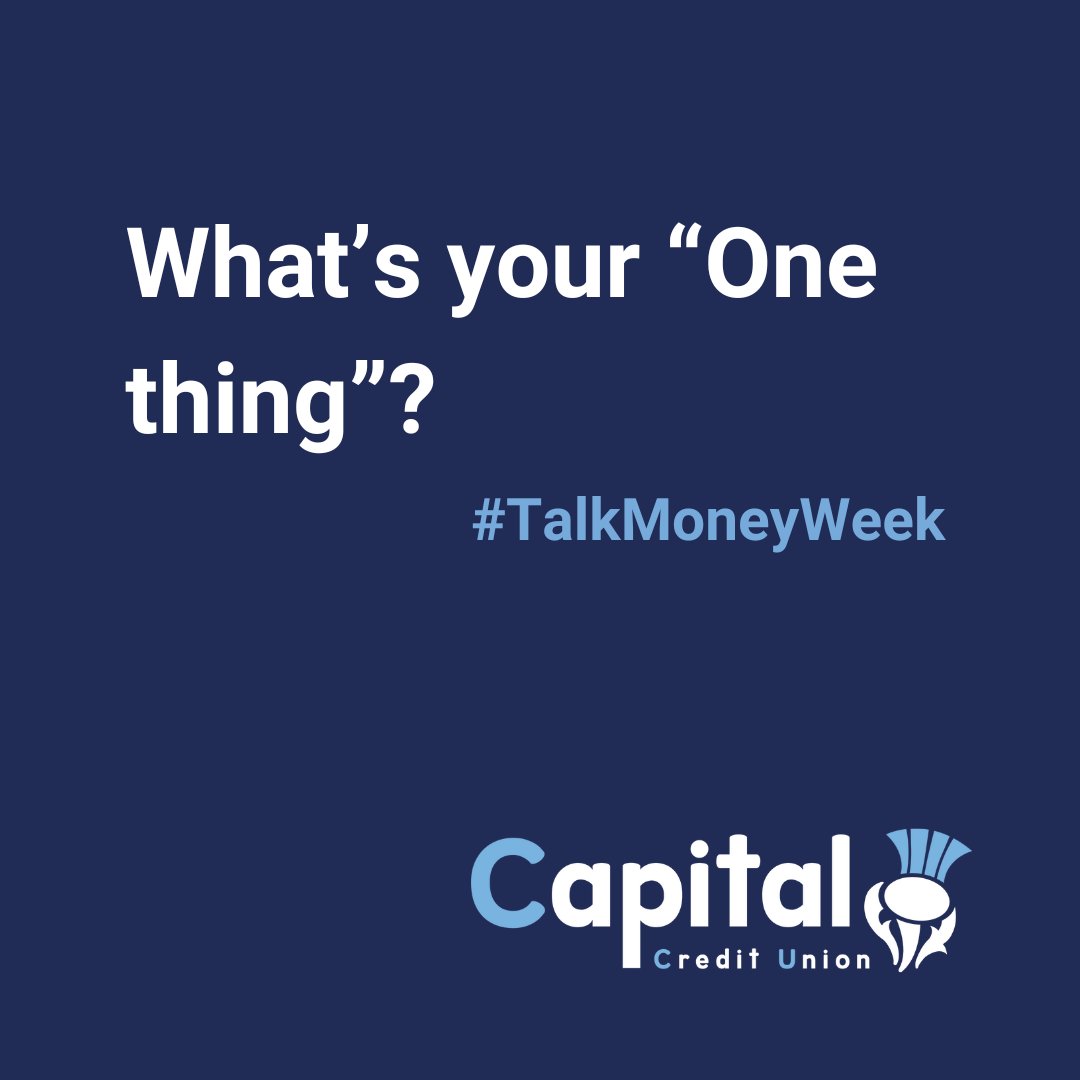 #TalkMoneyWeek - what's the #DoOneThing you'll commit to TODAY to improve your #financialwellbeing? Let us know below! __Here's some ideas__ • Start using a budget • Automate savings • Reduce debt • Pause nonessential spending • Ask for promotion • Increase credit score