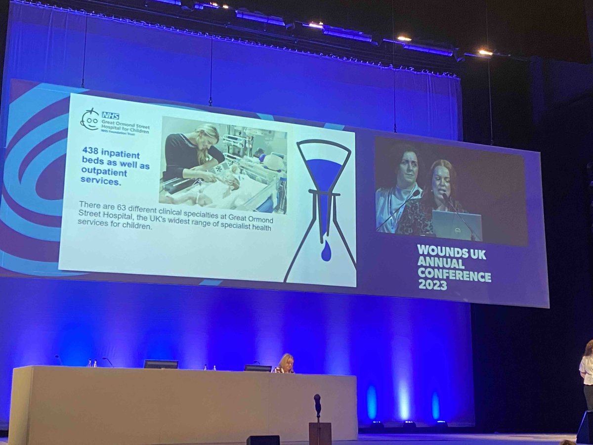 Wounds_UK's tweet photo. It’s the final day. On now paediatrics and wound care. They are not just small adults, infant skin is different . #woundsuk23  #wearewounds  #stopthepressure https://t.co/t1jG90g0Bv