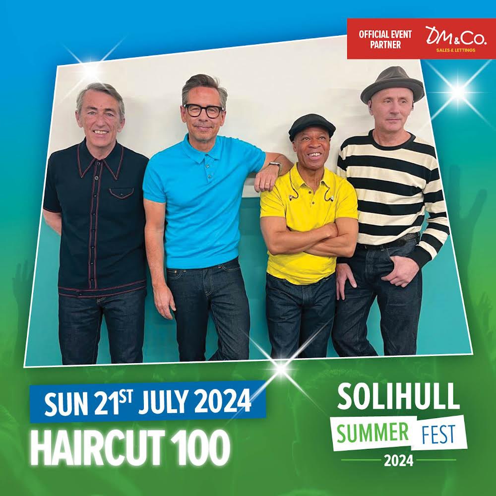 Looking forward to playing the Solihull Summer Festival next July. Follow the link for tickets! 💈 solihullsummerfest.co.uk