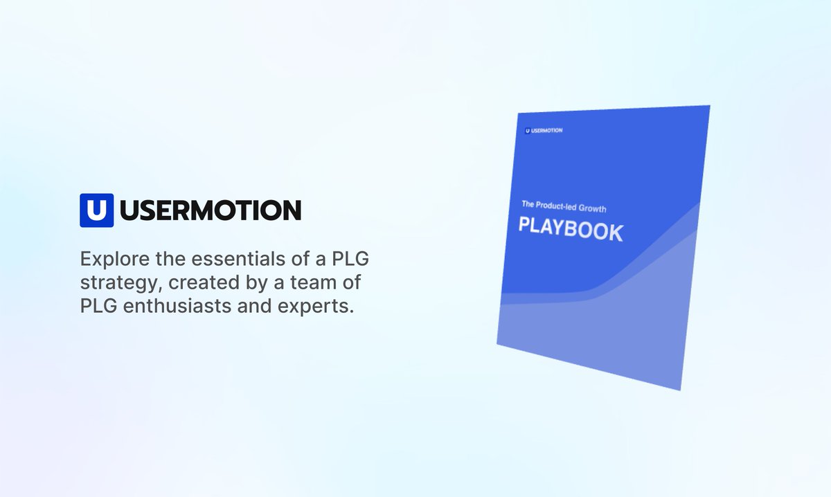 Zeynep Avan (@zeynepavann) on Twitter photo Hello people! Our Product-led Growth Playbook 📘 is live on <a href="/ProductHunt/">Product Hunt 😸</a>, and your support is gold 💙
We created this playbook to share our learnings, insights, and experiences about product-led growth to inspire you and your mindset.
Special shout-out to the brilliant minds Hello people! Our Product-led Growth Playbook 📘 is live on <a href="/ProductHunt/">Product Hunt 😸</a>, and your support is gold 💙
We created this playbook to share our learnings, insights, and experiences about product-led growth to inspire you and your mindset.
Special shout-out to the brilliant minds