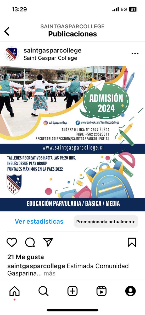 SaintGaspar's tweet photo. Estimada Comunidad Gasparina:
Con alegría y queremos informarles que estamos abriendo vacantes para crear otro curso de Play Group, 2024.  #colegioñuñoa https://t.co/OCGf2uOWVo
