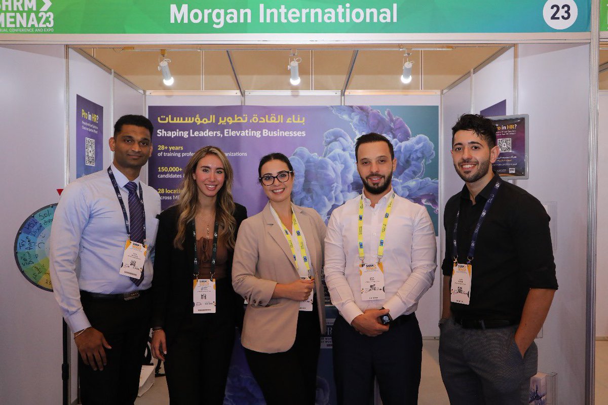 MorganIntl's tweet photo. Sneak Peek from SHRM Conference 2023! 📸 We're thrilled to be part of this flourishing and insightful event, all about heading 'Together Towards Tomorrow'. Stay tuned for more highlights and takeaways! 🌟 #SHRM2023 #togethertowardstomorrow https://t.co/YVuLahJ2uu