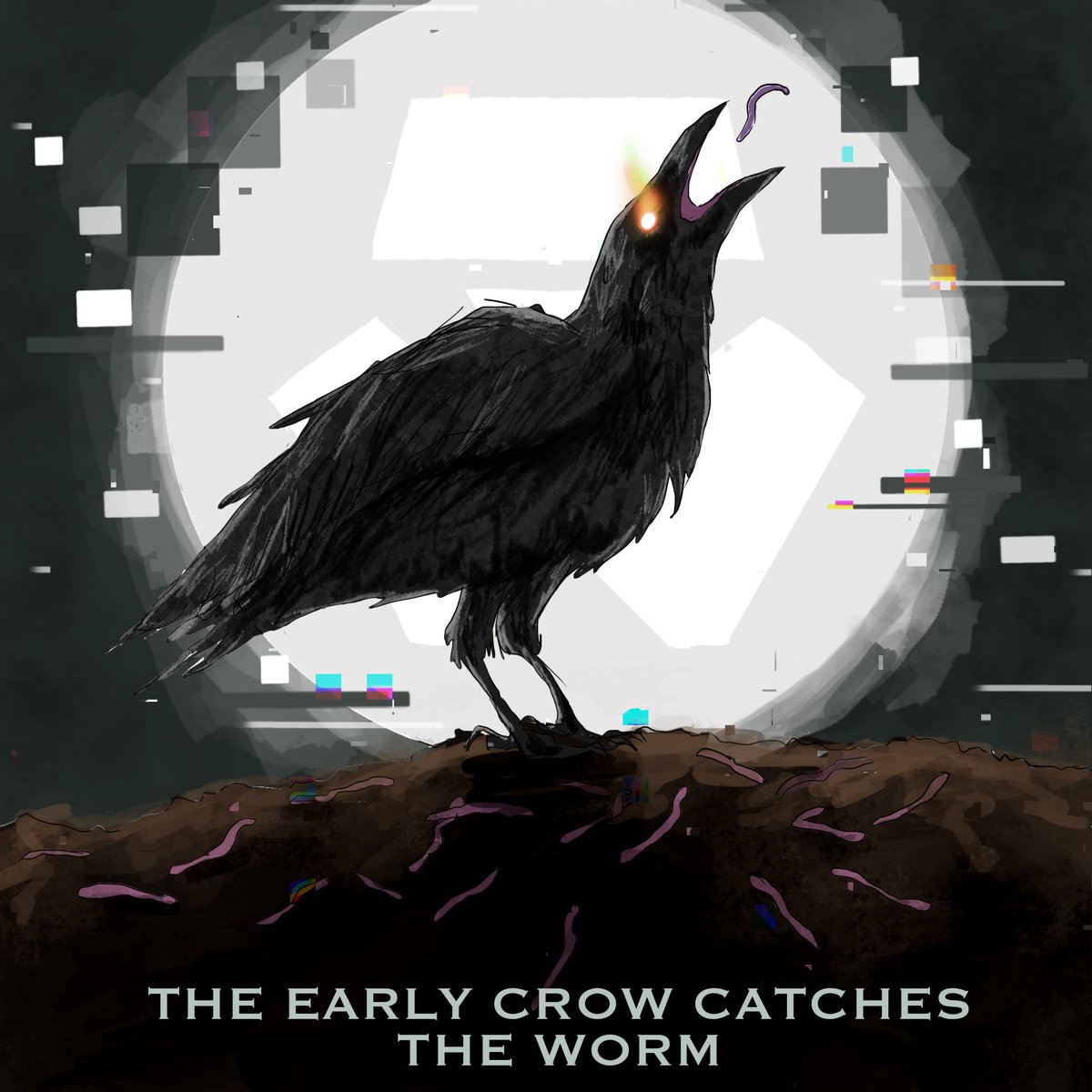 crow with knife tweet media