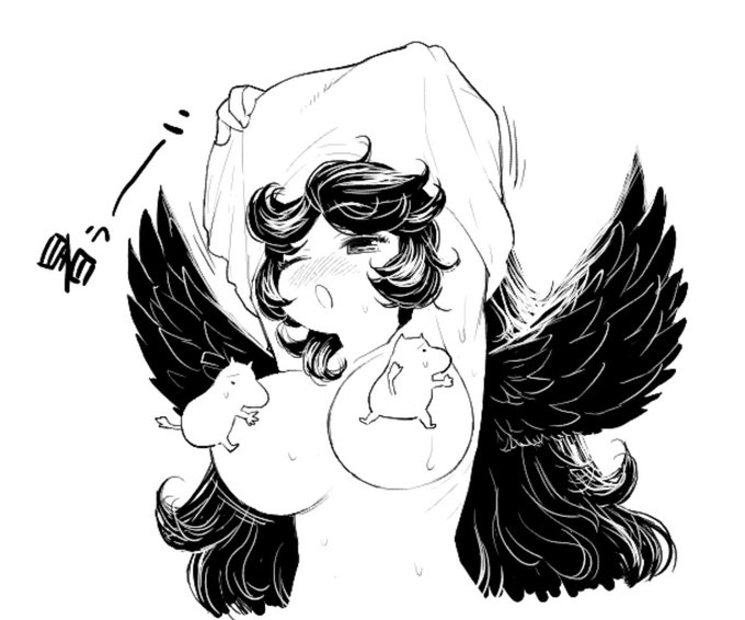 過去絵お空で便乗 #いいおっぱいの日 