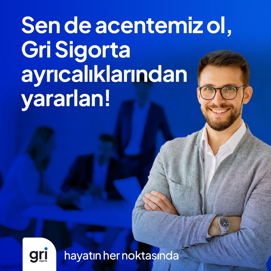 Sen de Gri Sigorta ailesine katılarak, avantajlı tekliflerimizden yararlanabilirsin. Geniş acente ağımız arasındaki yerini almak için web sitemizden Acente Başvuru formunu doldurmayı unutma! Link bio’da! 

#GRI #sigorta #hayatınhernoktasında