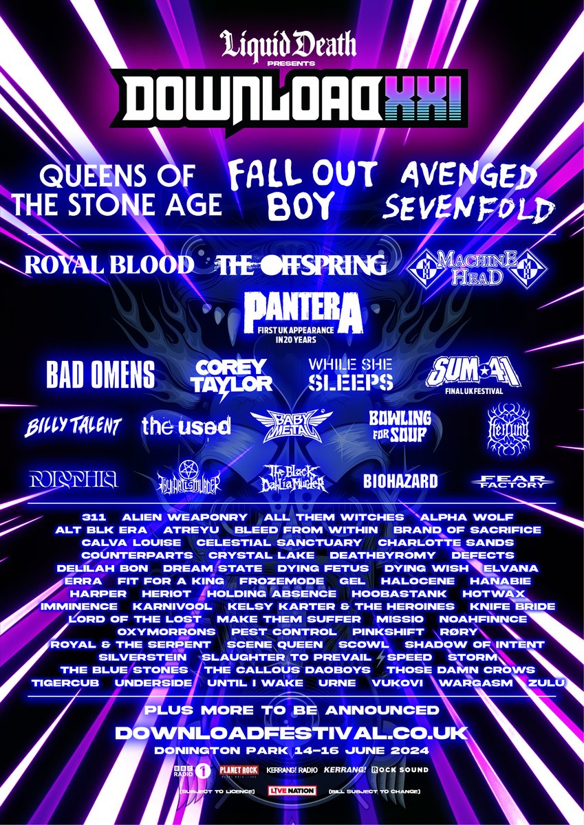 Our community eagerly anticipated the @DownloadFest announcement. Social media was flooded with speculation, rumours, and excitement regarding what would be unveiled... Headliners: @qotsa @falloutboy @TheOfficialA7X ramzine.co.uk/news/download-… | RAMzine #DLXXI #Rock #Metal
