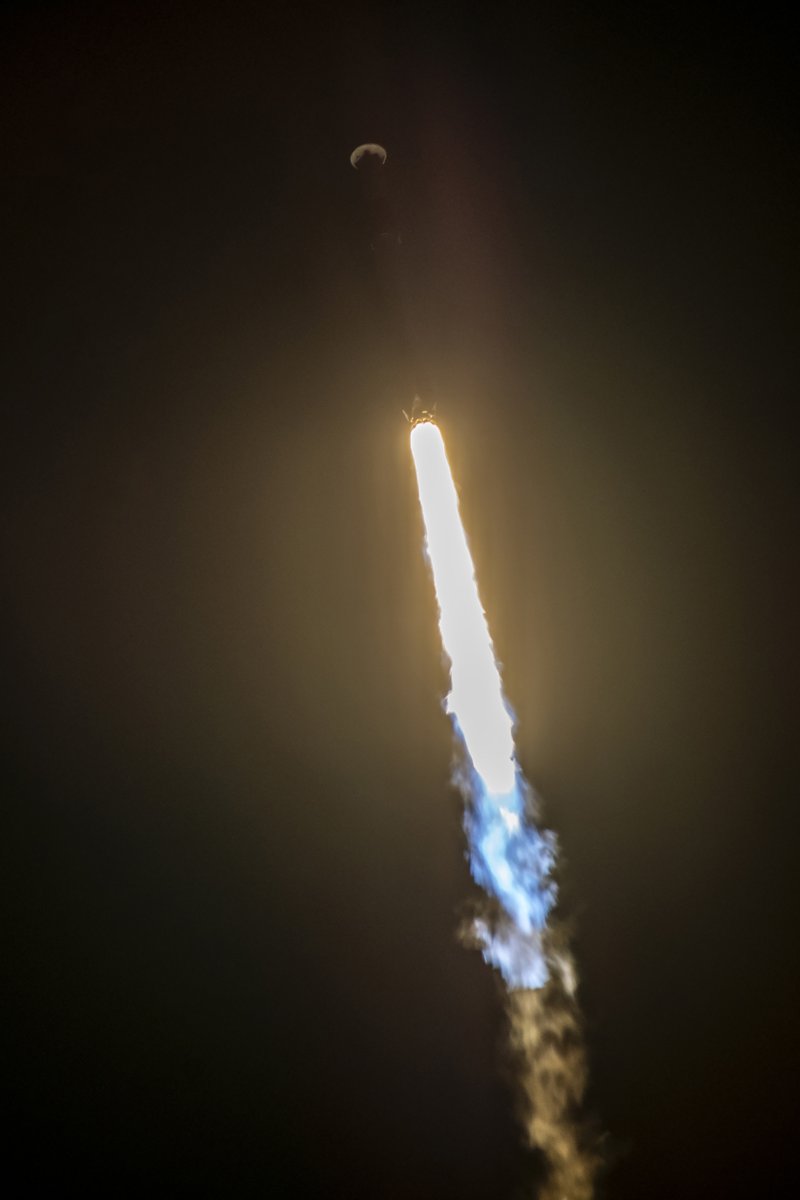 SpaceX's tweet image. Falcon 9 launches 23 @Starlink satellites to orbit from Florida. We’ve now launched 80 times in 2023, delivering more than 1,000 metric tons to orbit