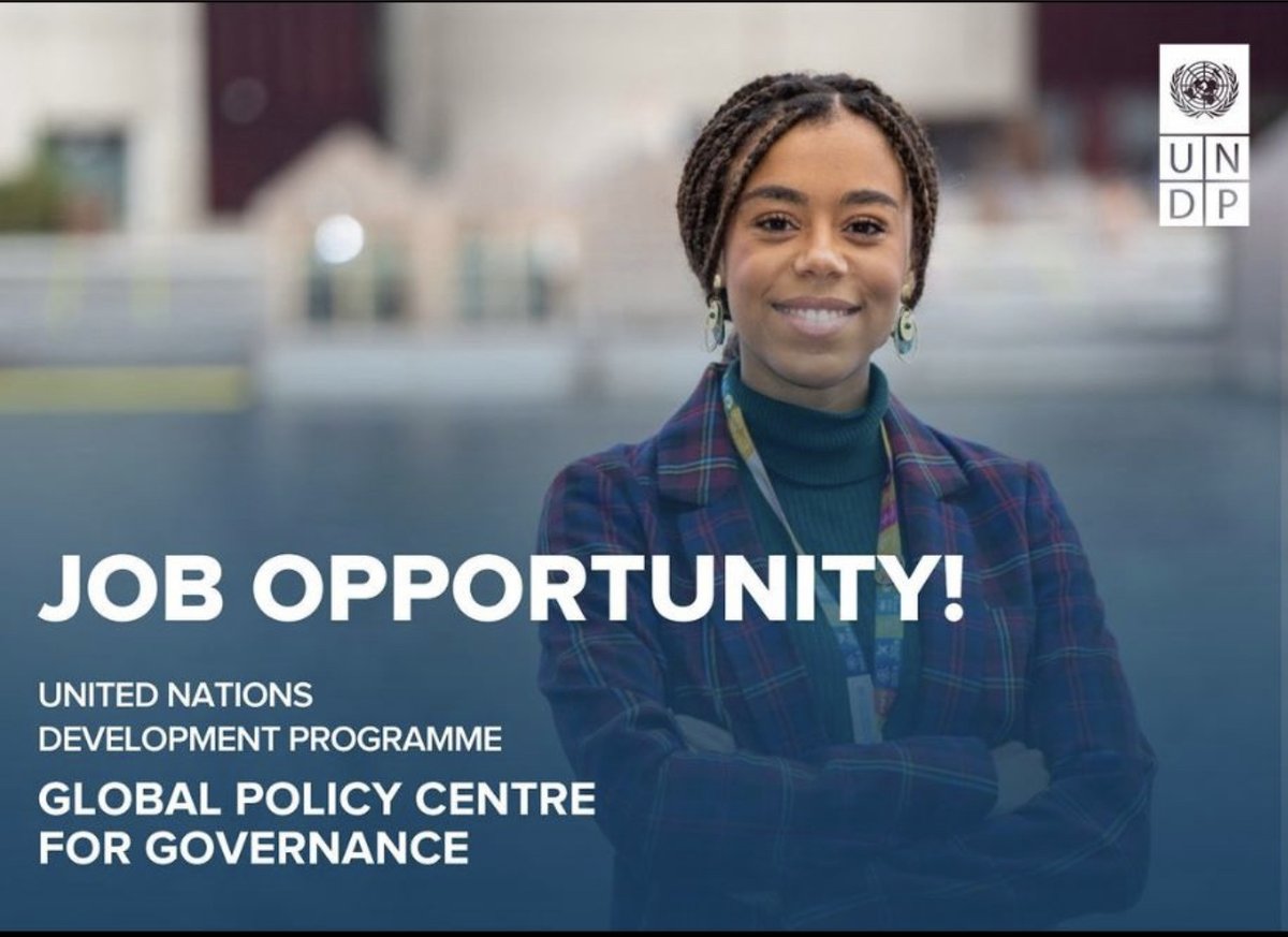 🔍 Join UNDP Global Policy Centre for Governance as a Junior Researcher! 🌟

📆 Deadline: Nov 15, 2023

Apply now for this exciting opportunity: bit.ly/47aUVuA

#JobOpportunity #Researcher #Innovation #Diversity #Inclusion #opportunity #uncareers