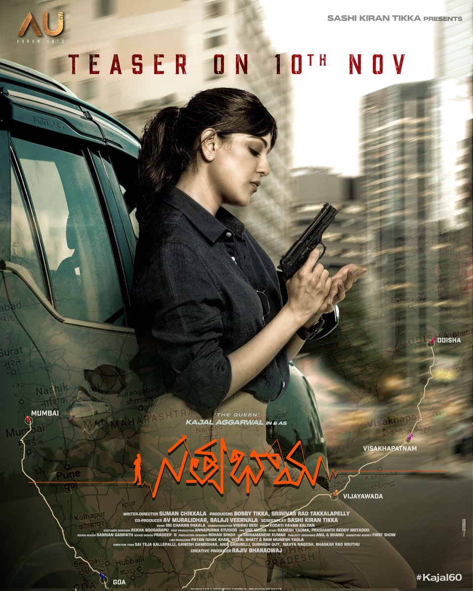 sumanchikkala (@sumanchikkala) on Twitter photo ఈ దీపావళి కి, అసురదహనానికి 'సత్యభామ' సిద్ధం ❤️🔥
#Satyabhama
Stay tuned for the 𝙏𝙝𝙚 𝙌𝙪𝙚𝙚𝙣'𝙨 rage ❤🔥🔥
<a href="/MSKajalAggarwal/">Kajal Aggarwal</a> <a href="/AurumArtsoffl/">Aurum Arts Official</a> <a href="/sumanchikkala/">sumanchikkala</a> <a href="/sashitikka/">Sashi</a> <a href="/SriCharanpakala/">Sricharan Pakala</a> <a href="/bobytikka/">Chandra Mohan</a> <a href="/kalyankodati/">Kodati Pavan Kalyan</a> <a href="/KumarTV5Cinema/">Kumar Sriramaneni</a> <a href="/RekhaBoggarapu/">Rekha Boggarapu</a> <a href="/rajivwords/">Rajiv Bharadwaj</a> <a href="/GskMedia_PR/">GSK Media</a> ఈ దీపావళి కి, అసురదహనానికి 'సత్యభామ' సిద్ధం ❤️🔥
#Satyabhama
Stay tuned for the 𝙏𝙝𝙚 𝙌𝙪𝙚𝙚𝙣'𝙨 rage ❤🔥🔥
<a href="/MSKajalAggarwal/">Kajal Aggarwal</a> <a href="/AurumArtsoffl/">Aurum Arts Official</a> <a href="/sumanchikkala/">sumanchikkala</a> <a href="/sashitikka/">Sashi</a> <a href="/SriCharanpakala/">Sricharan Pakala</a> <a href="/bobytikka/">Chandra Mohan</a> <a href="/kalyankodati/">Kodati Pavan Kalyan</a> <a href="/KumarTV5Cinema/">Kumar Sriramaneni</a> <a href="/RekhaBoggarapu/">Rekha Boggarapu</a> <a href="/rajivwords/">Rajiv Bharadwaj</a> <a href="/GskMedia_PR/">GSK Media</a>