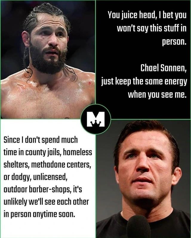 MMAHWatch's tweet photo. Former #ufc BMF #champion Jorge Masvidal sided with #mma analyst Ariel Helwani on the feud with multi MMA org Bad Guy Chael Sonnen.

Sonnen as expected retaliated in kind. 😮 https://t.co/7tYo3cw9SM https://t.co/MvjHBz9zJA