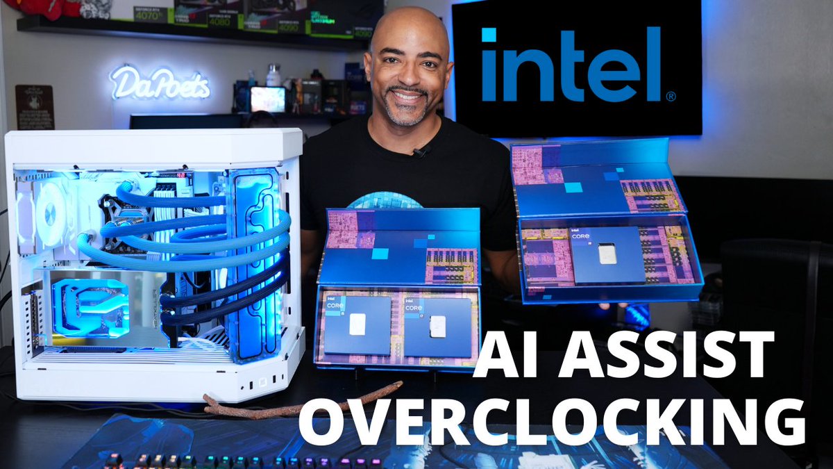 DaPoets's tweet image. Why spend time manually overclocking a Core i9-14900K when @IntelGaming AI Assist can do it for you?
#14thGenChallenge #14thGen #IntelAmbassador 
youtu.be/44X7u8fCLCk