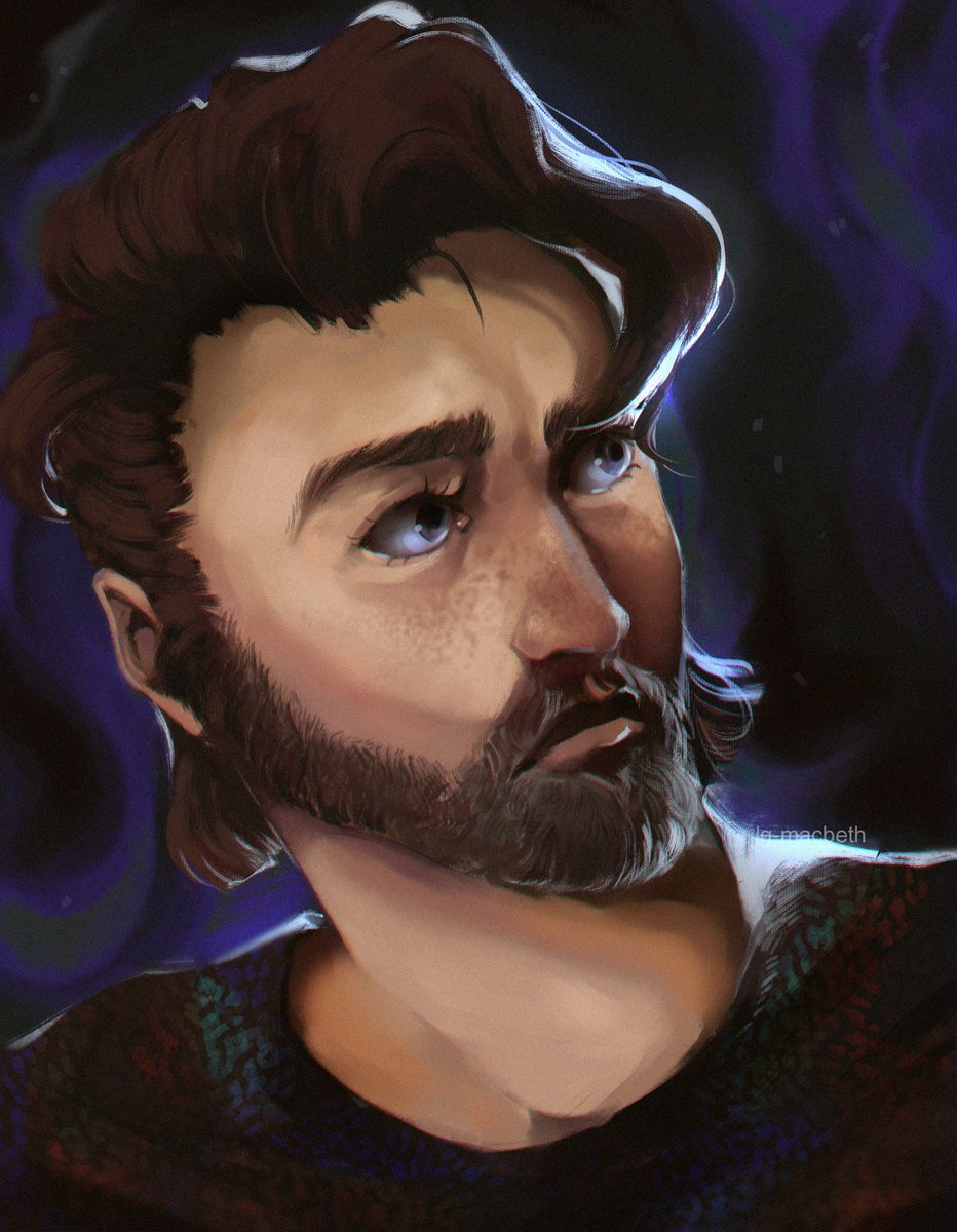 made a portrait icon of my oc on toyhouse, but still didn't make a ref for him 🫠

#OC #toyhouse