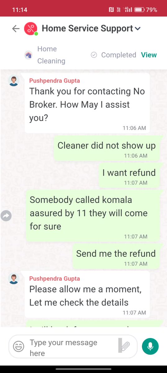 nitynit's tweet photo. @NoBrokerHood You can see , neither the service being given nor a refund , not even a proper response. https://t.co/bd8Dhh2RW2