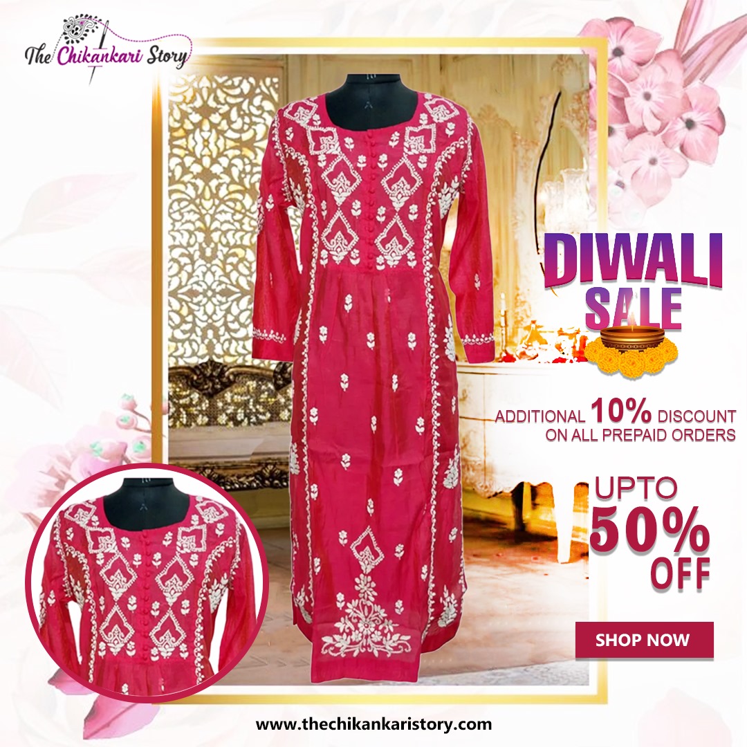 ThechikankariS's tweet photo. Chikankari Kurti for women with pure Chanderi Nyra cut made from pure Chanderi Nyra silk

We are offering a 10% discount on our Diwali festive sale

For More Info:- 
Call Us:- +91 8368845357
Shop Now:- https://t.co/9wwPcLwNzM

#chanderikurti #chanderisilk #chanderisuits #chanderi https://t.co/UCcr0TQX3H