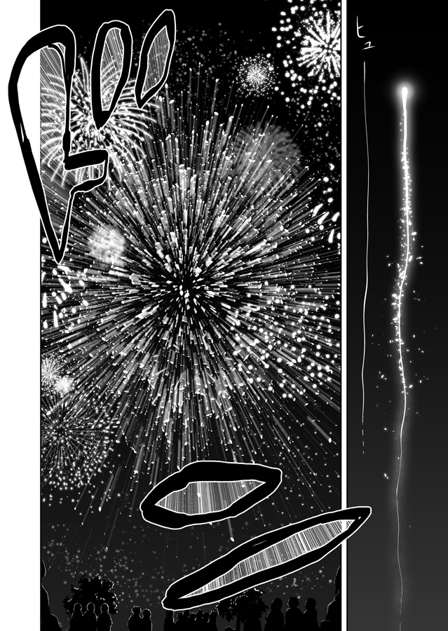 #原田大和 「造花は君の夢を見る」第5話「花火」(6/6) #漫画が読めるハッシュタグ #創作漫画 #漫画好きな人と繋がりたい