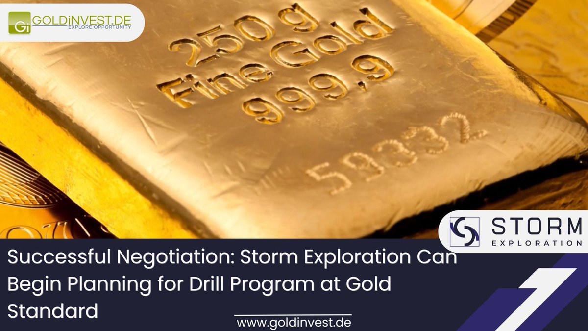GOLDINVEST_de's tweet photo. #StormExploration (TSXV $STRM/ WKN A3D37E) has been in negotiations with the Nigigoonsiminikaaning First Nation (NFN) regarding its Gold Standard project for some time – and can now report important progress!

Read more ▶️▶️ https://t.co/NAb51ypuO9 https://t.co/PGs8S651t1