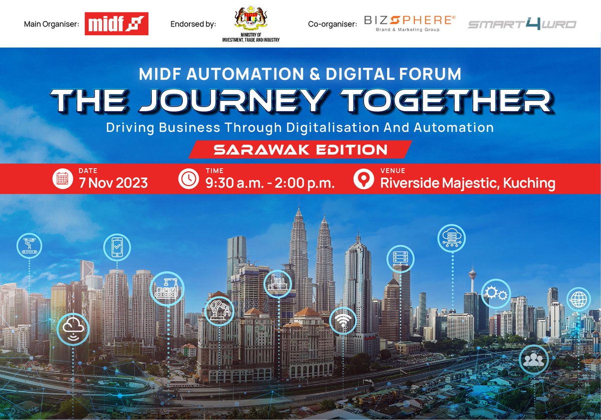 tr_trobot's tweet image. Datuk Dr Malcolm Mussen Lamoh, Deputy Minister of International Trade, Industry and Investment of Sarawak had the opportunity to visit T-Robot's booth at the MIDF Automation &amp;amp; Digital Forum Sarawak Edition held yesterday.
#trobot #midf #malaysia