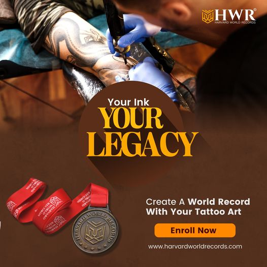 harvardrecords's tweet photo. Tattoo artists, here's your chance to shine on a global stage! Enroll with Harvard World Records and be part of record-breaking tattoo artistry.

Connect with Harvard World Records to achieve your
own unique world record +91 74156 32223

#HWR #HarvardWorldRecords #WorldRecord https://t.co/DoG3fXcpYA