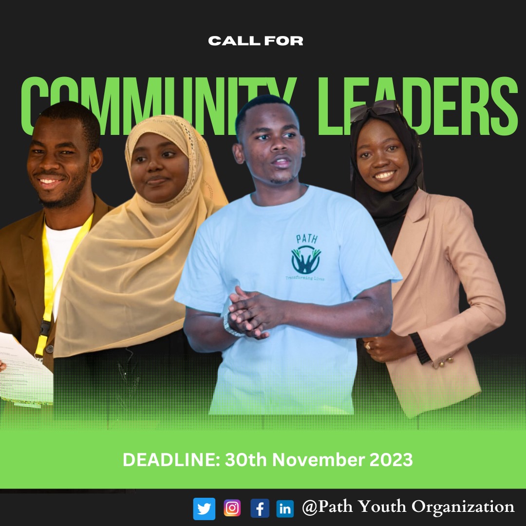 Reminder!! Reminder!!! Are you under 35 years would like to bring your skills in giving back to the community?

Join our Community 

Deadline: 30th November 2023

docs.google.com/forms/d/e/1FAI…