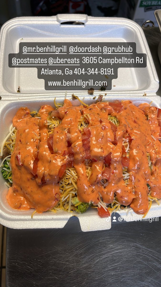 benhillgrill's tweet photo. THAT BEN HILL GRILL BE BU$$IN !!!!!  🗣🗣 Believe in Yourself &amp; Push &amp; Promote Your Own Product #mrbenhillgrill #bhg #benhillgrill #404 Campbellton #benhill #atlanta #sw  #turkeyburger #lambchops  #seafood #ricebowl  #foodporn #ubereats #delivery #404-344-8191 #thankful #doordash https://t.co/8kJeaajJ94